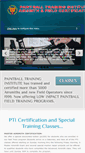 Mobile Screenshot of paintballtraining.com
